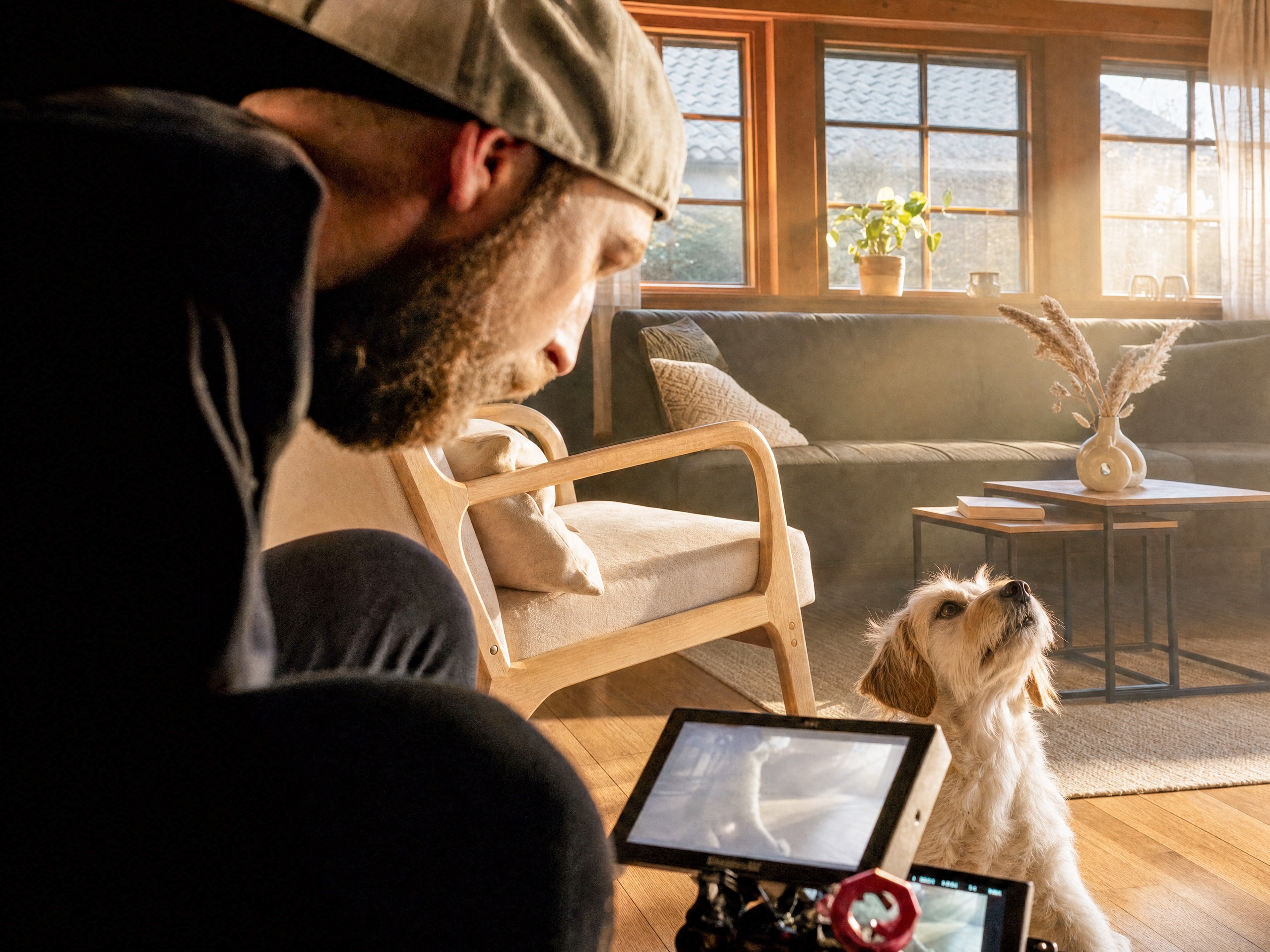 Behind the scenes — from real production to new possibilities.

A real dog, a carefully built set and a full live-action shoot — capturing every scene with the quality and detail we need from the start.

Today, that footage can become much more than one campaign: new moods, seasonal variations and fresh executions can grow from the same production.

Real filmmaking first. More possibilities after the shoot.

#BehindTheScenes #PetInsurance #CommercialProduction #LiveAction #HybridProduction AIProduction VertigoStudiosAI